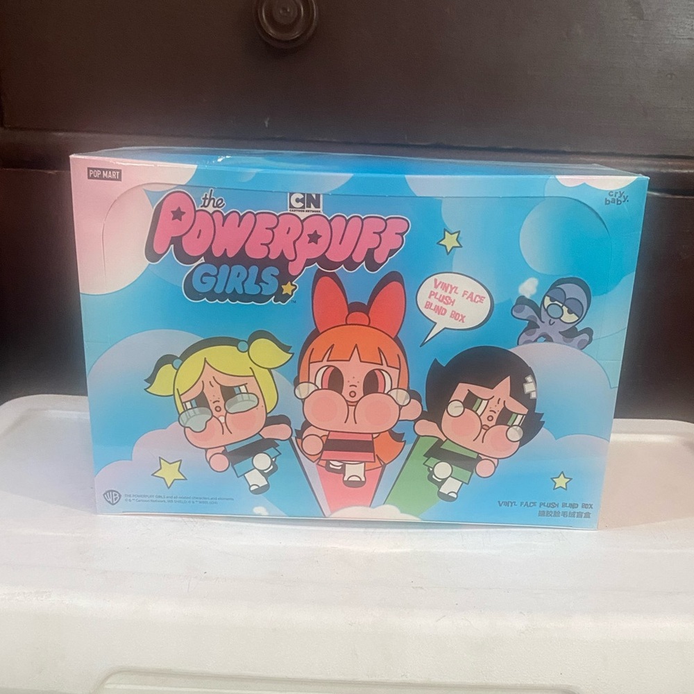 Pop Mart Authentic Crybaby x Powerpuff Girls Sealed Full Set Case